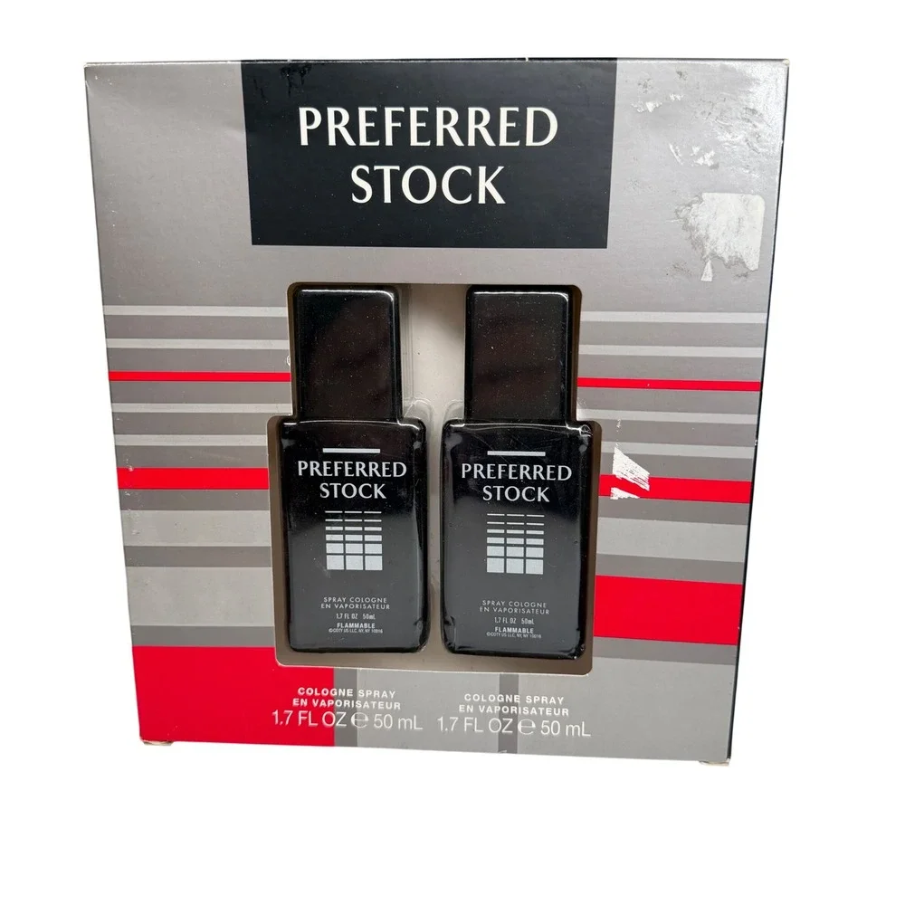 Preferred Stock Coty Cologne Set‎ 1.7oz 50ml Men Y2K 2 Gift Set Classic Vintage
